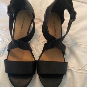 Lucky Brand black sandals